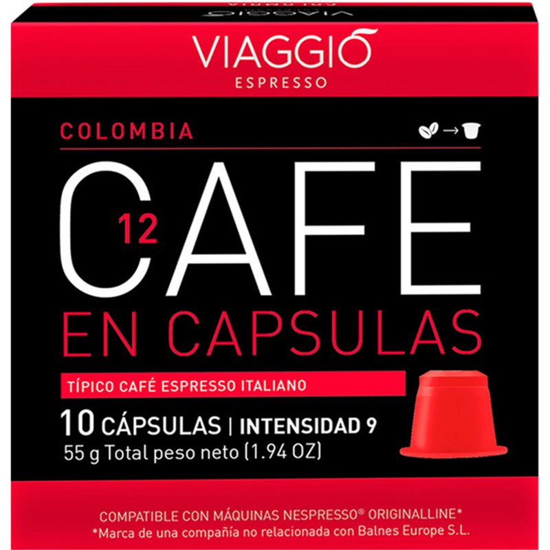 Espresso Colombia 12 caf� italiano intensidad 9