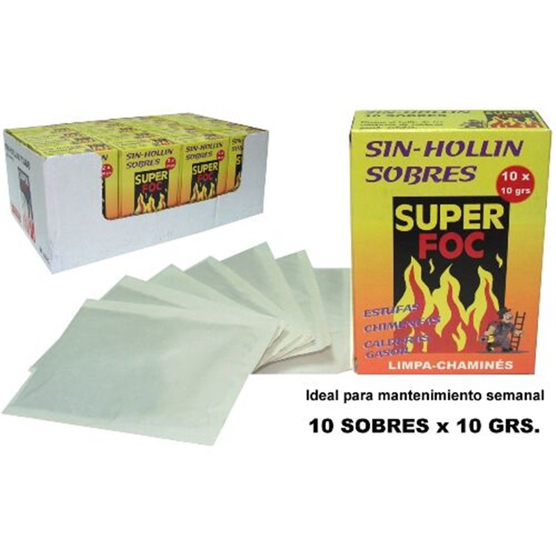 SOBRES ANTIHOLLIN ESTUFAS x 10und. 10grs.