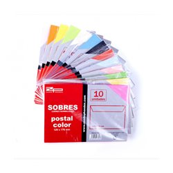 SOBRE CORREO NORMALIZADO COLORES 120x176mm