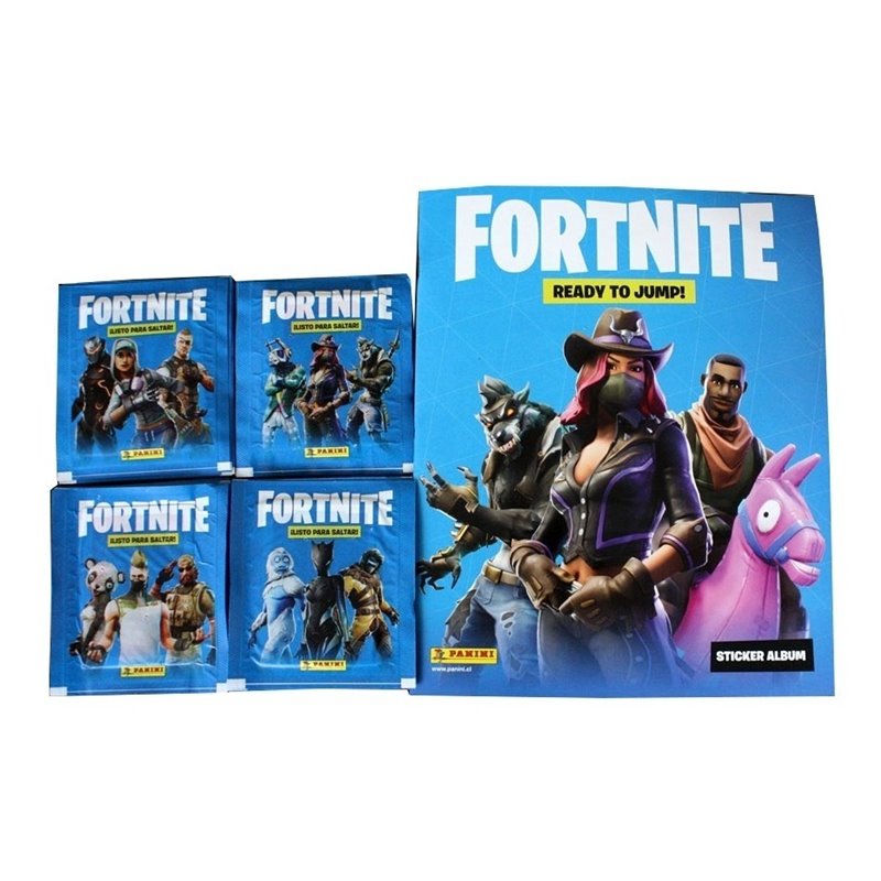 FORTNITE ALBUM + 4 SOBRES