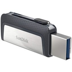 Memoria flash USB doble SanDisk Ultra de 64 GB con USB 3.1 Type-C