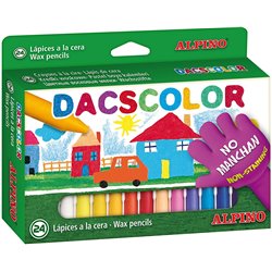 CAJA DE 24 CERAS DACSCOLOR DE ALPINO