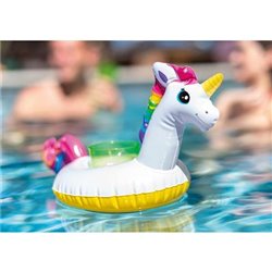 SOPORTE HINCHABLE PARA LATAS UNICORNIO 41x20cm