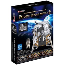 PUZZLE 3D MODULO APOLO LUNAR 104 PCS