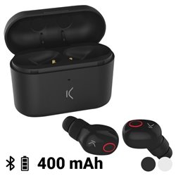 AURICULARES BLUETOOTH CON MICR�FONO KSIX FREE PODS NEGRO