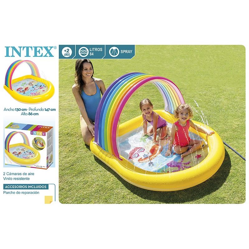 PISCINA DUCHA ARCO IRIS + 2 A�OS