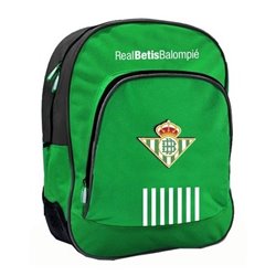 Mochila Grande 2 Bolsillos Adaptable Real Betis