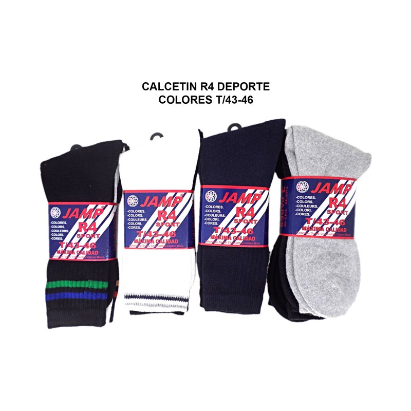 CALCETINES JAMP 43-46 SUTTIDOS COLORES