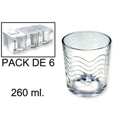 VASOS CRISTAL BALI 260 ml  - 6 UNIDADES