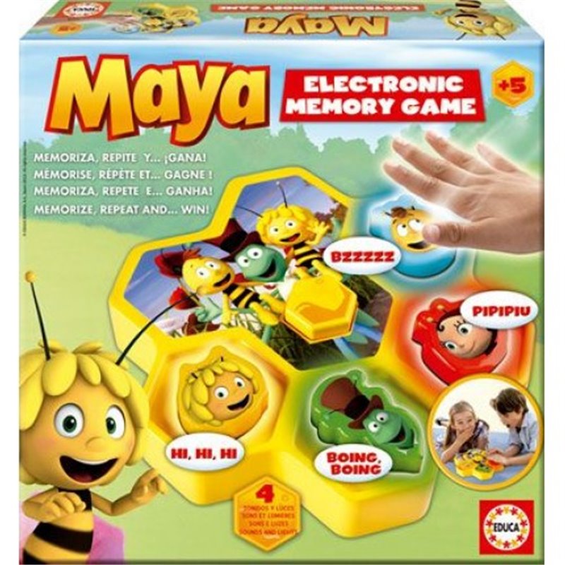 JUEGO ELECTRONICO DE MEMORIA ABEJA MAYA