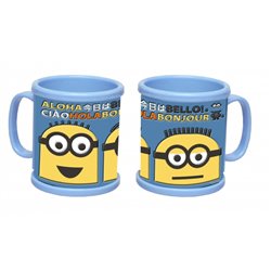 TAZA MINIONS CAUCHO DISE�O 3D