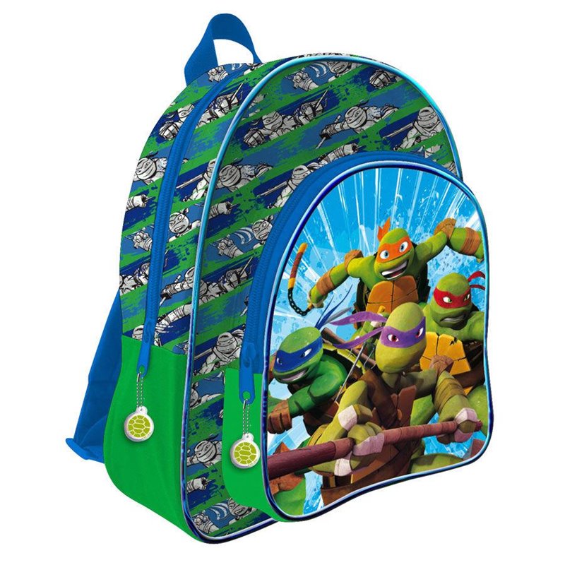 MOCHILA TORTUGAS NINJA DISE�O ATTACK