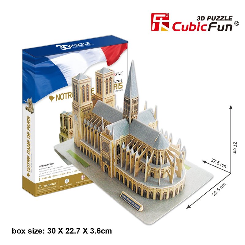 3D PUZZLE CATEDRAL DE NOTRE DAME