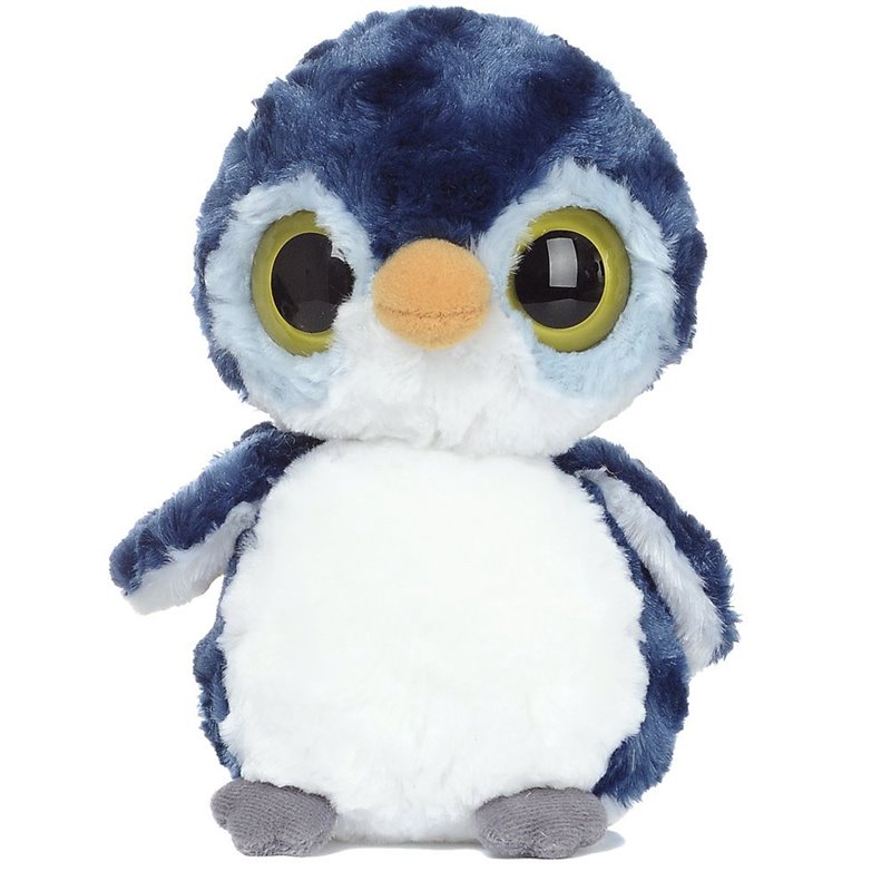 Peluche Pinguino Amigo YooHoo 18 cm azul y blanco