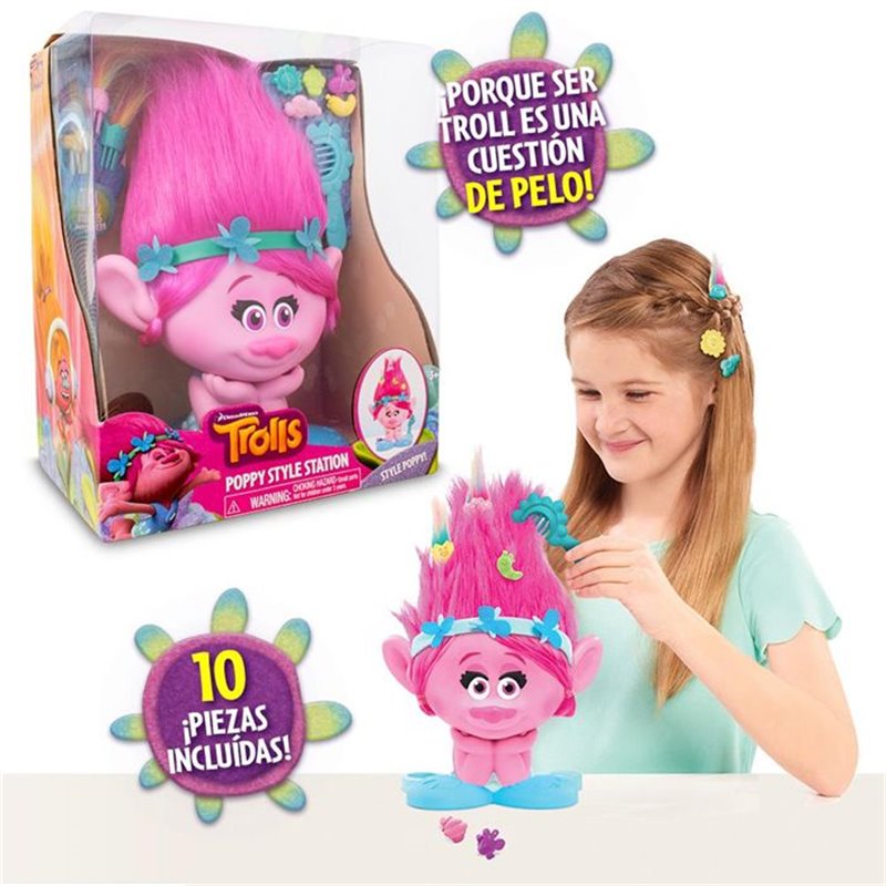 Trolls Poppy Busto con Estilo