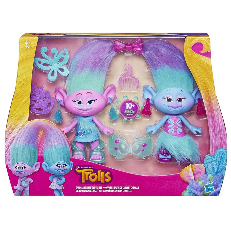 Trolls - Set de dise�o Saten y Chanelle