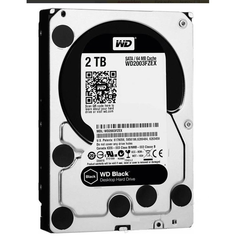 Disco duro interno Western Digital Blue Sata para PC 2 TB