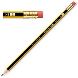 LAPIZ STAEDTLER NORIS 2 HB CON GOMA DE BORRAR