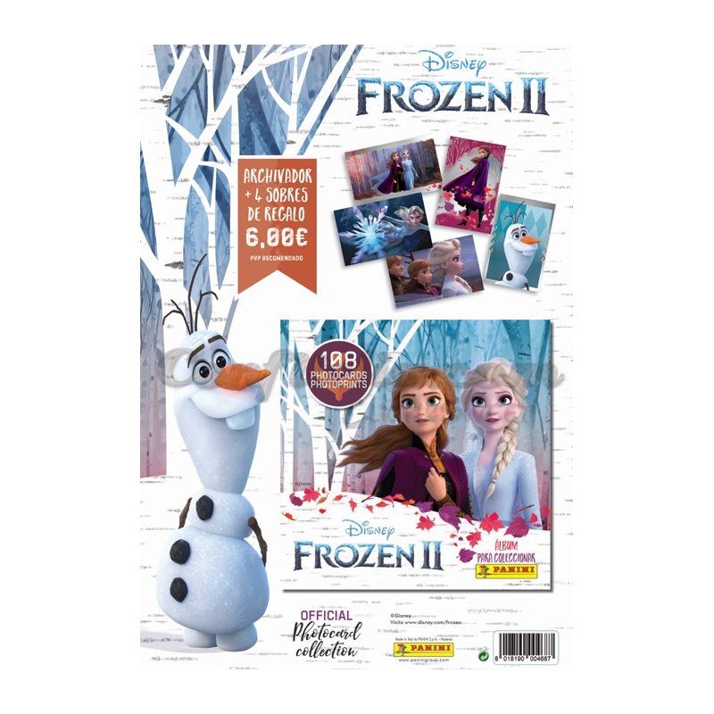 FROZEN II ARCHIVADOR + 4 SOBRES DE REGALO