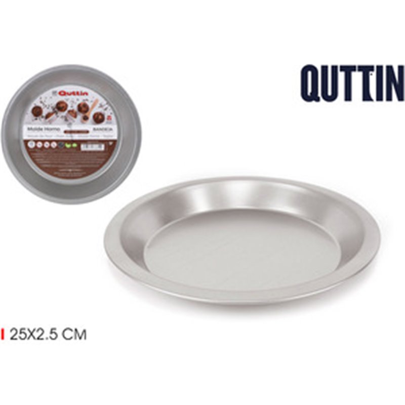 BANDEJA HORNO 25X2.5CM/0.3MM TIN QUTTIN