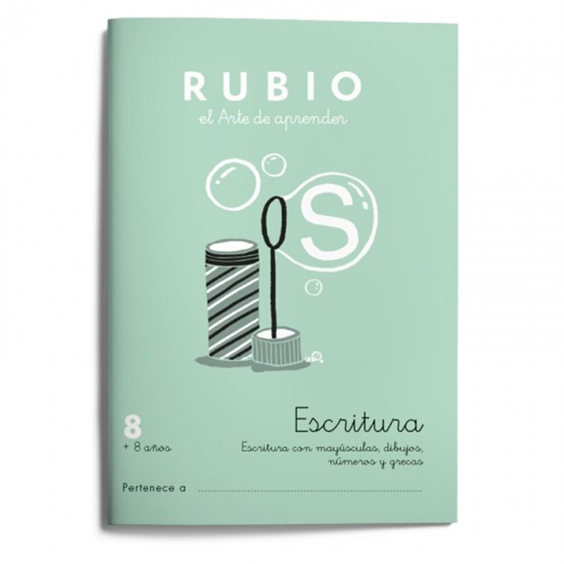 CUADERNO RUBIO ESCRITURA N�8