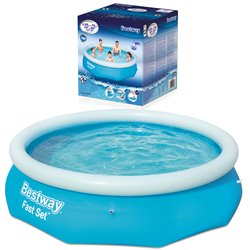 Piscina Fast Set 305 x 76 cm redonda, azul