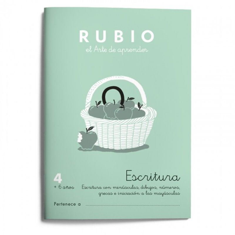 CUADERNO RUBIO 4 ESCRITURA