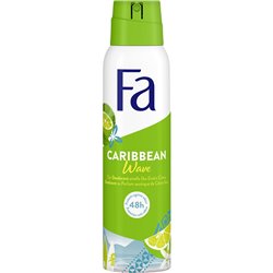 DESODORANTE  FA LIMON CARIBE - 150 ml.