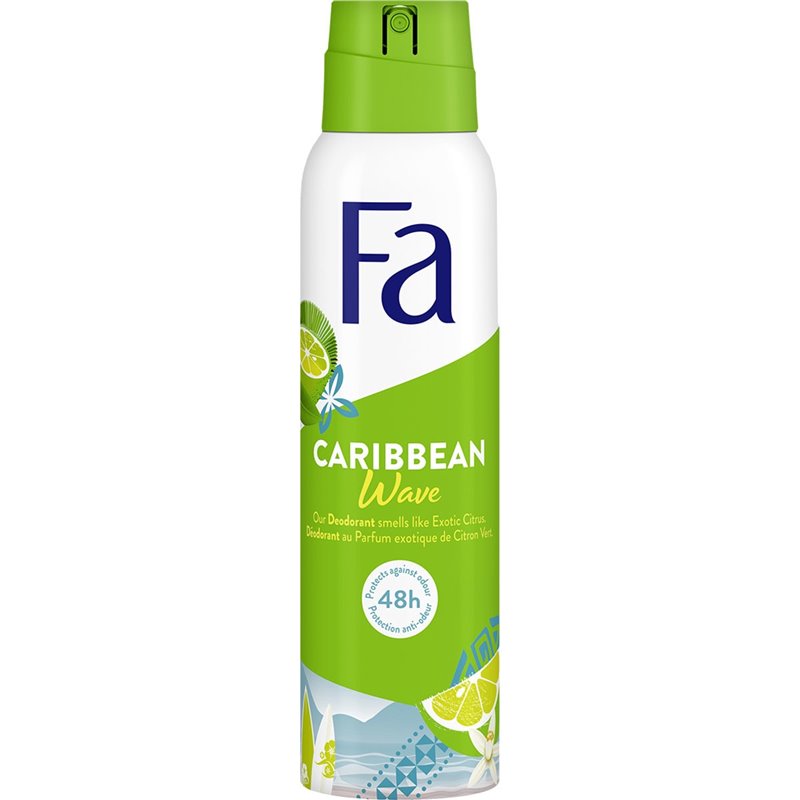 DESODORANTE  FA LIMON CARIBE - 150 ml.