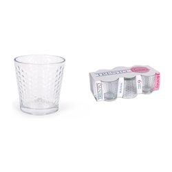 VASOS AGUA TRENTO HONEY 290cc  X6uni.