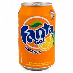 BOTE FANTA NARANJA 330 ML