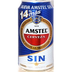 BOTE AGUILA AMSTEL SIN 375 ML.