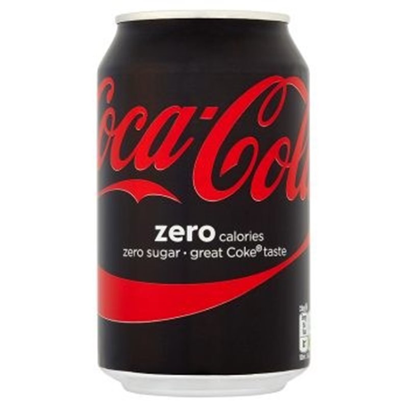 BOTE COCA COLA ZERO  330 ML