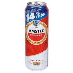 CERVEZA LATA AMSTEL 56.8 cl.