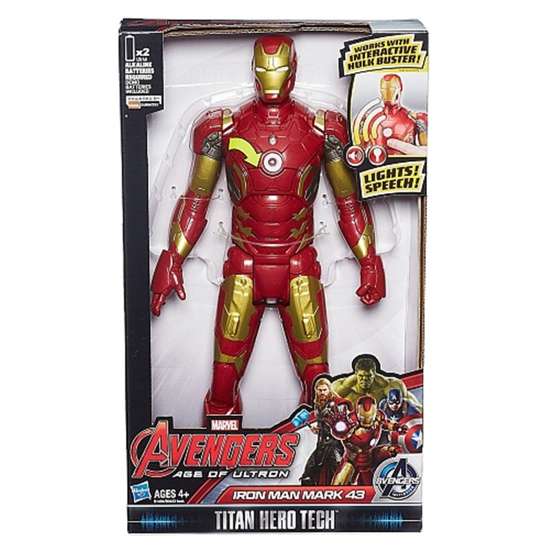 Los Vengadores - Iron Man Figura Titan Electr�nica