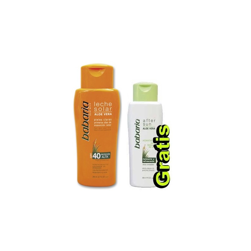 LECHE SOLAR SPF 40 + AFTER SUN GRATIS 200ml