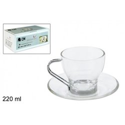 6 TAZAS DE CAFE 220ML