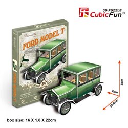 PUZZLE 3D AUTO ANTIGUO-4 CUBICFUN