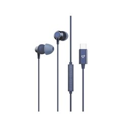 AURICULARES TIPO C METALLIZED BLUE