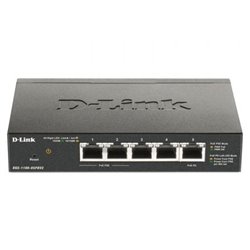 Switch Gestionable D-Link DGS-1100-05PDV2 5 Puertos/ RJ-45 10/100/1000 PoE