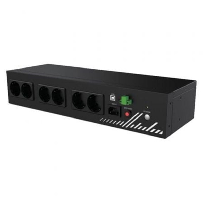 Unidad de Distribuci�n para Alimentaci�n Phasak COMPACT 800 VA/ 9A/ 8x Schuko/ Formato Rack 2U