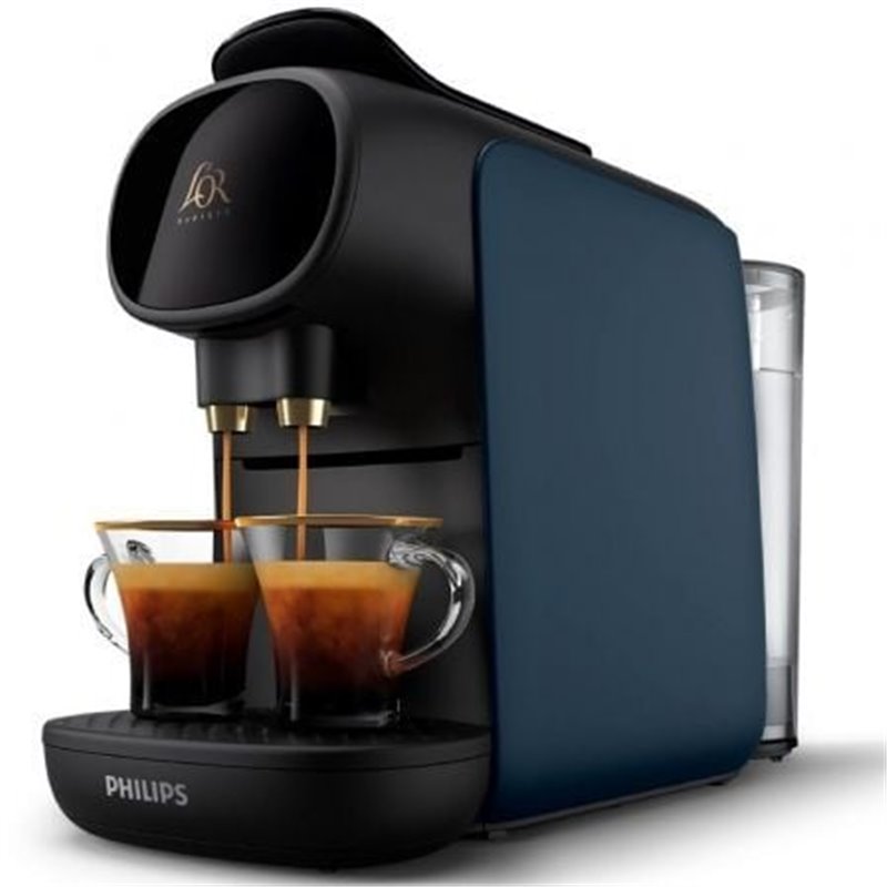 Cafetera de C�psulas Philips L'Or Barista Sublime LM 9012/40/ Compatible c�psulas Nespresso y L'OR/ Azul y Negra