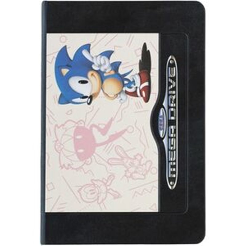 CUADERNO A5 PREMIUM MEGADRIVE SONIC