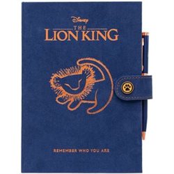 CUADERNO A5 PREMIUM + BOLIGRAFO EL REY LEON DISNEY