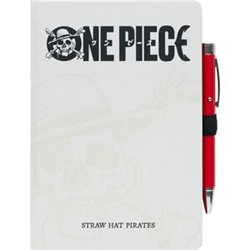 CUADERNO A5 PREMIUM + BOLIGRAFO PROYECTOR ONE PIECE