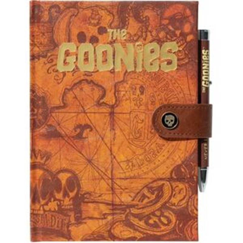 CUADERNO A5 PREMIUM + BOLIGRAFO PROYECTOR LOS GOONIES