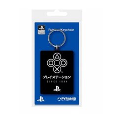 LLAVERO DE CAUCHO PLAYSTATION SINCE 1994 PYRAMID REDSTRING RK39160C