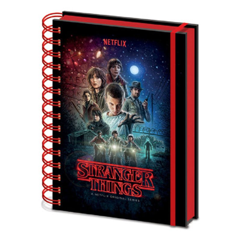 LIBRETA STRANGER THINGS POSTER PYRAMID INTERNATIONAL REDSTRING SR72776