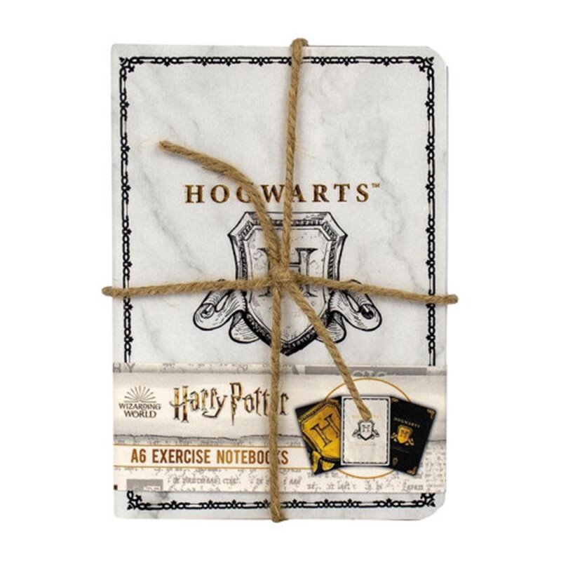 PACK DE 3 CUADERNOS A6 HARRY POTTER HOGWARTS BLUE SKY REDSTRING HP148444