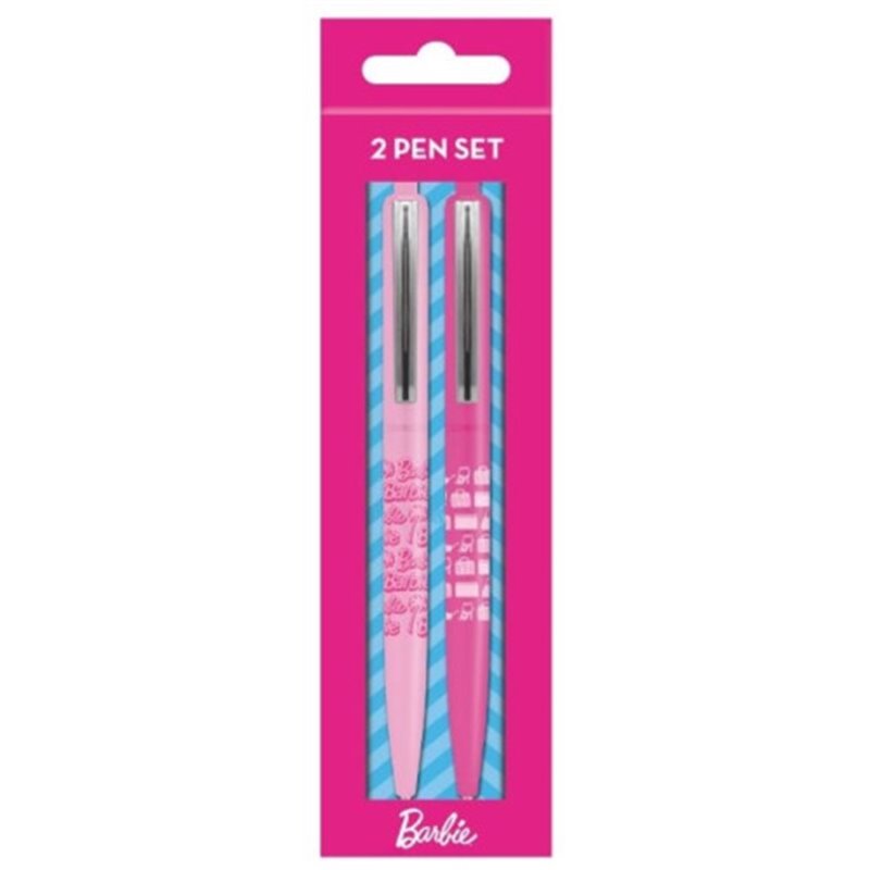 PACK 2 BOLÍGRAFOS BARBIE (BARBIE WORLD) PYRAMID INTERNATIONAL REDSTRING SR74391